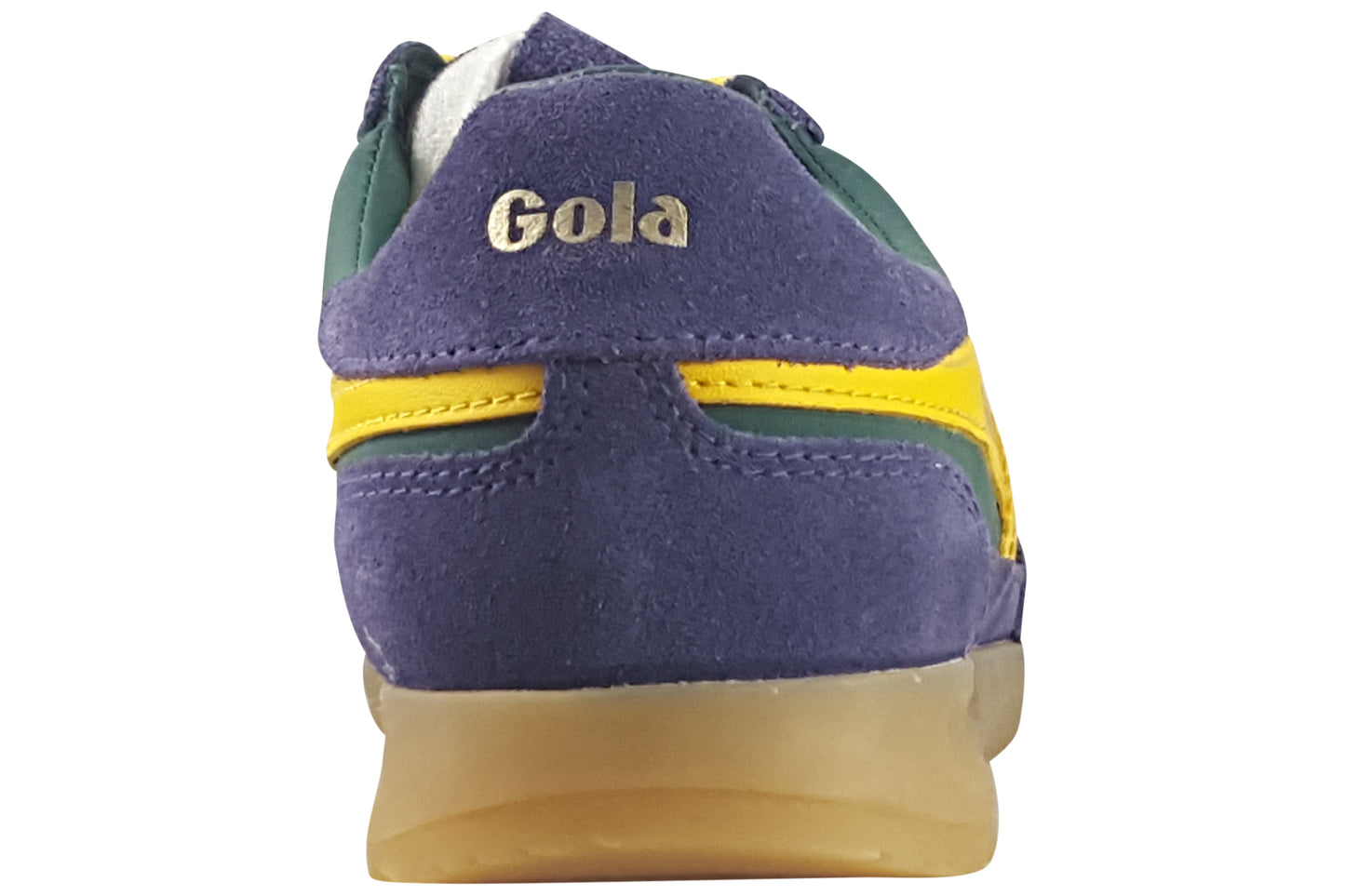 gola firefly clb577 evergreen platinum womens trainers back