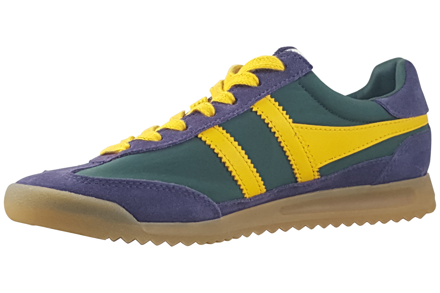 gola firefly clb577 evergreen platinum womens trainers left