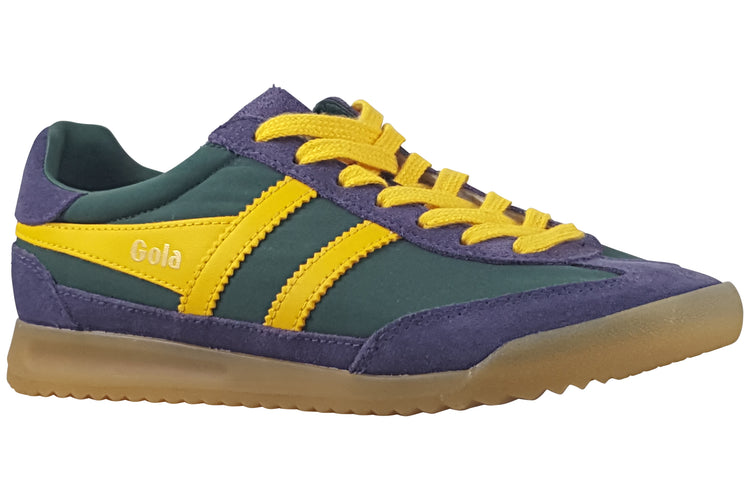 Gola Firefly CLB577 Evergreen/Plum/Sun Womens Fashion Trainers