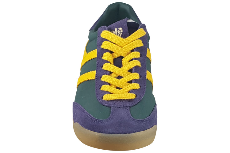 Gola Firefly CLB577 Evergreen/Plum/Sun Womens Fashion Trainers