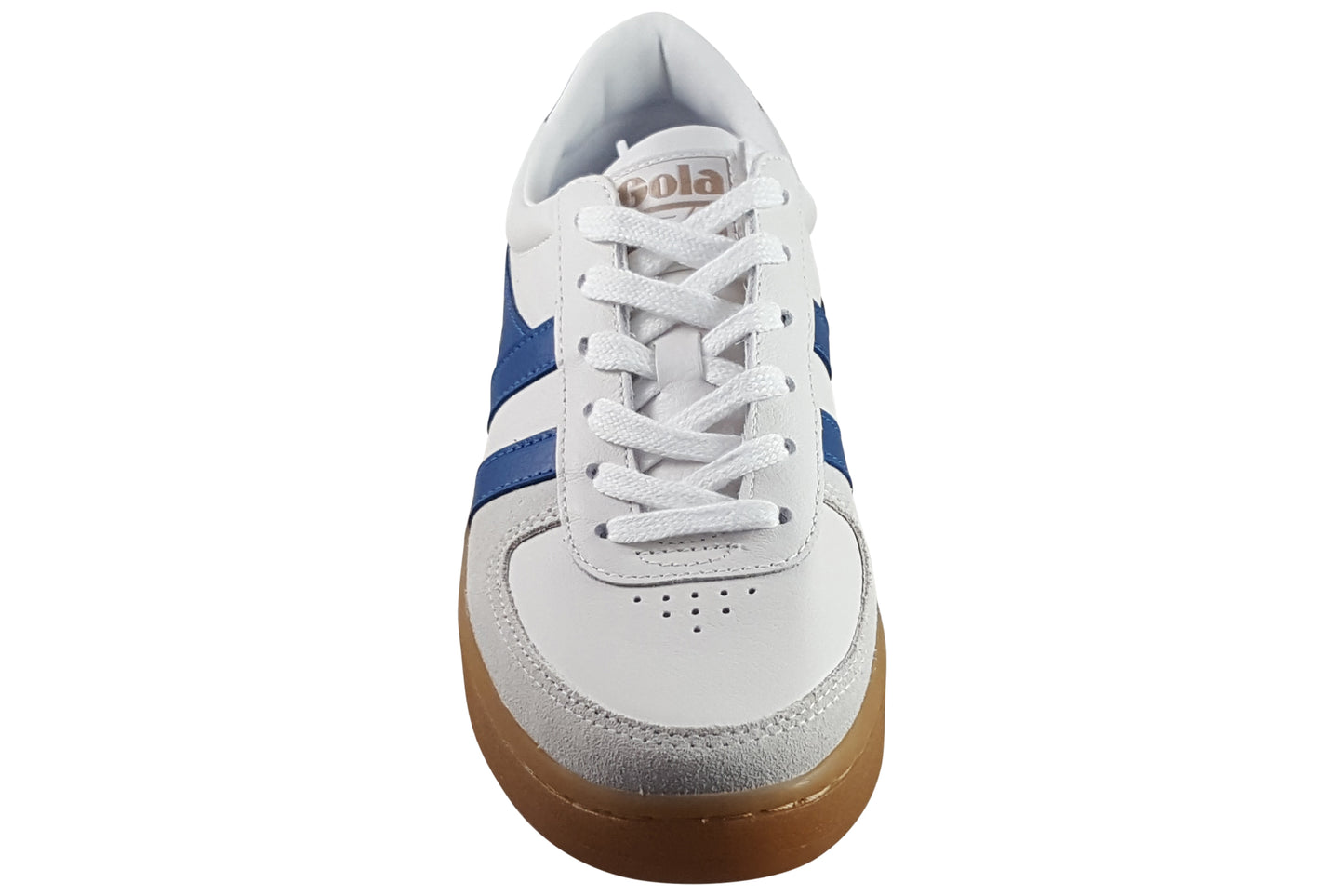 gola grandslam elite clb621 white sapphire navy gum top