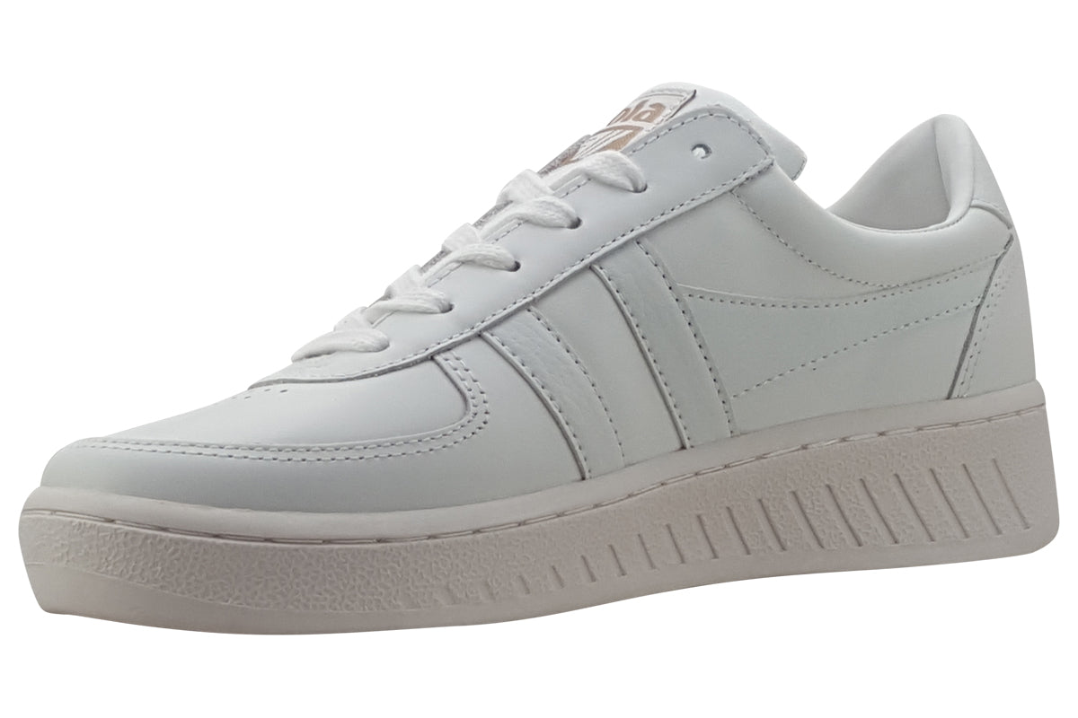 gola-grandslam-leather-white-trainers-left