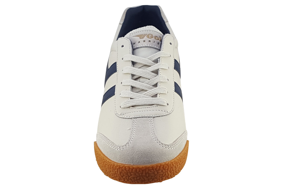 gola harrier leather off white trainers top