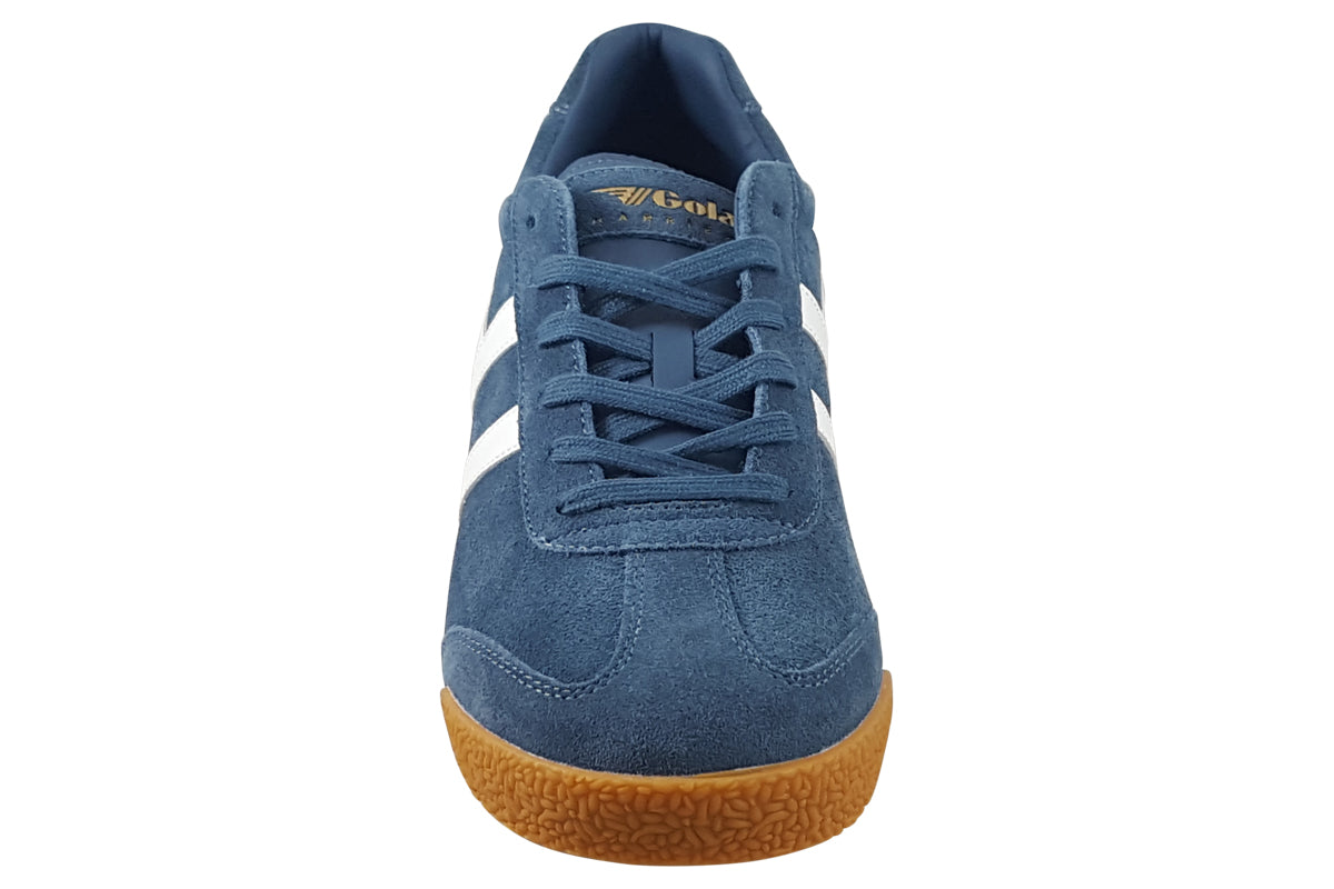 gola-harrier-suede-cma192-baltic-white-trainers-top