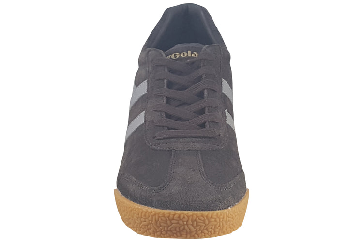 Gola Harrier Suede CMA192 Mocha/Cement Mens Trainers