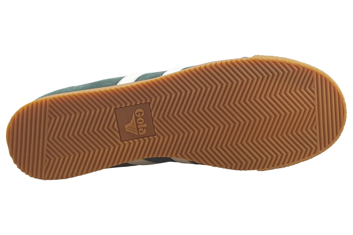 gola harrier suede evergreen trainers sole