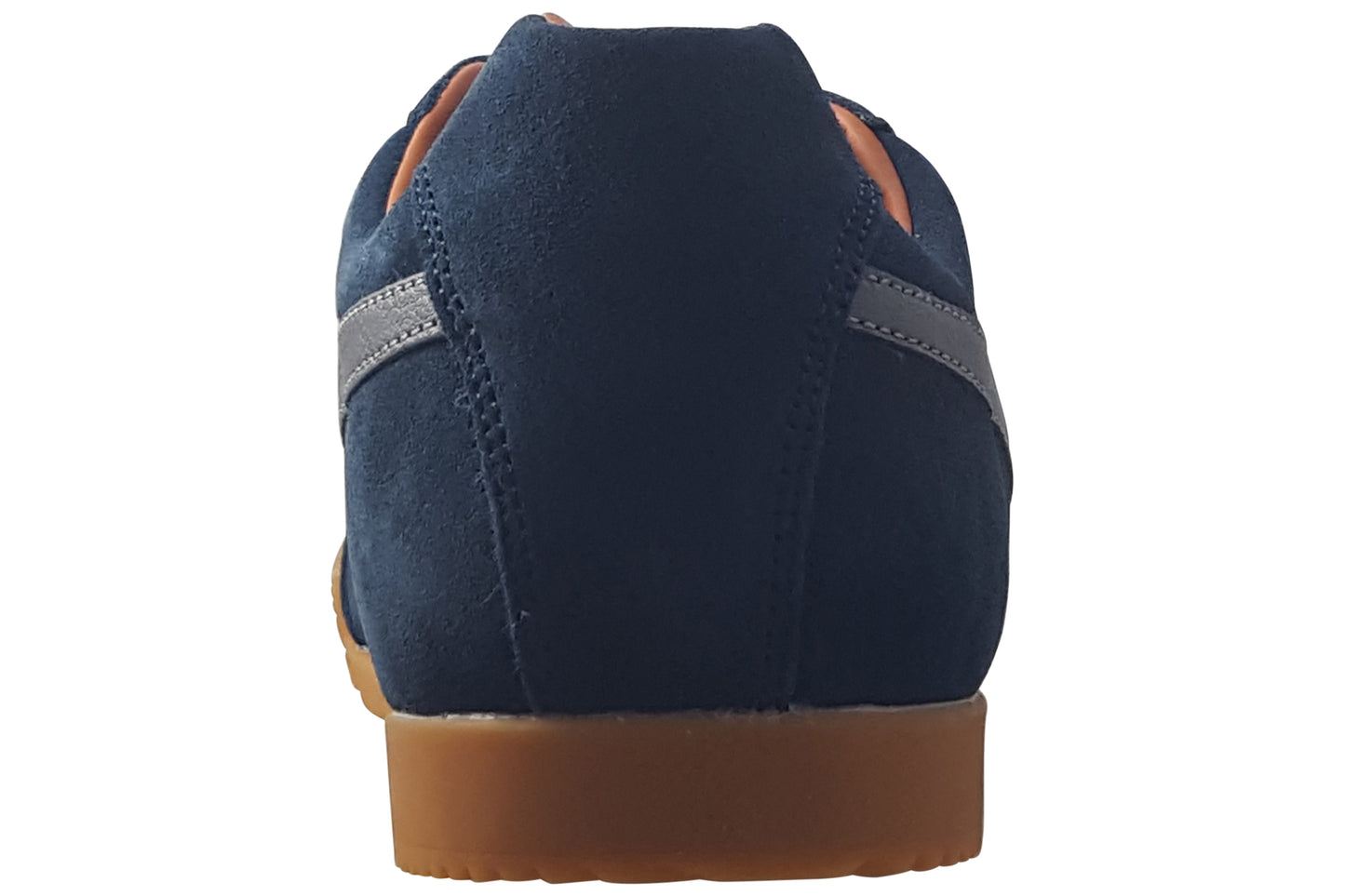 Gola Harrier Suede CMA192 Navy/Ash/Moody Orange Mens Trainers