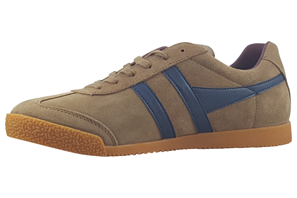 gola-harrier-suede-tob-navy-burgundy-trainers-left