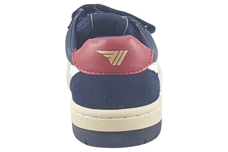 Gola Hawk Strap CKA336 Navy/Off White/Deep Red Boys Sports