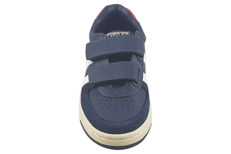 Gola Hawk Strap CKA336 Navy/Off White/Deep Red Boys Sports