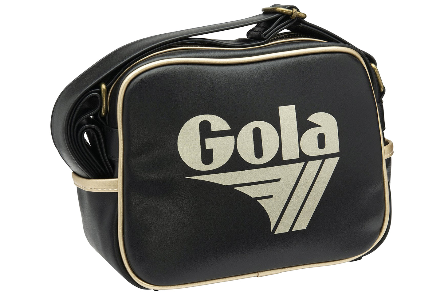 gola micro redford bag women bags black gold side