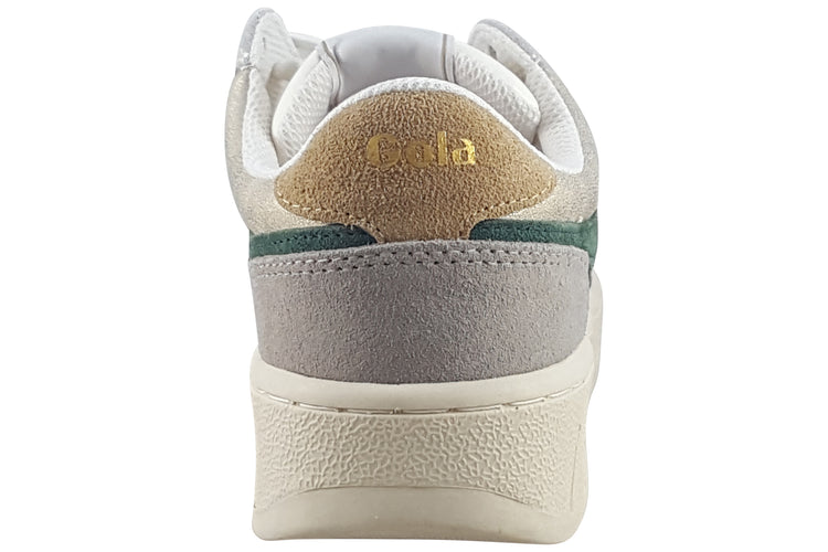 Gola Superslam Blaze CLB334 Gold/Evergreen/Brown Sugar Womens Fashion Trainers