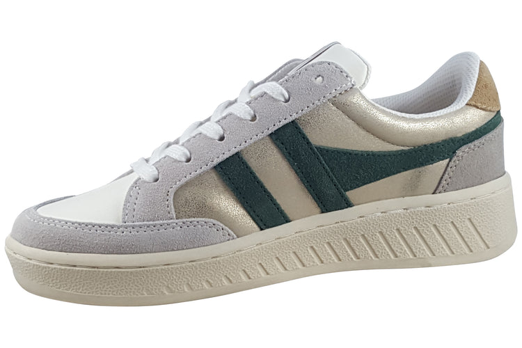 Gola Superslam Blaze CLB334 Gold/Evergreen/Brown Sugar Womens Fashion Trainers