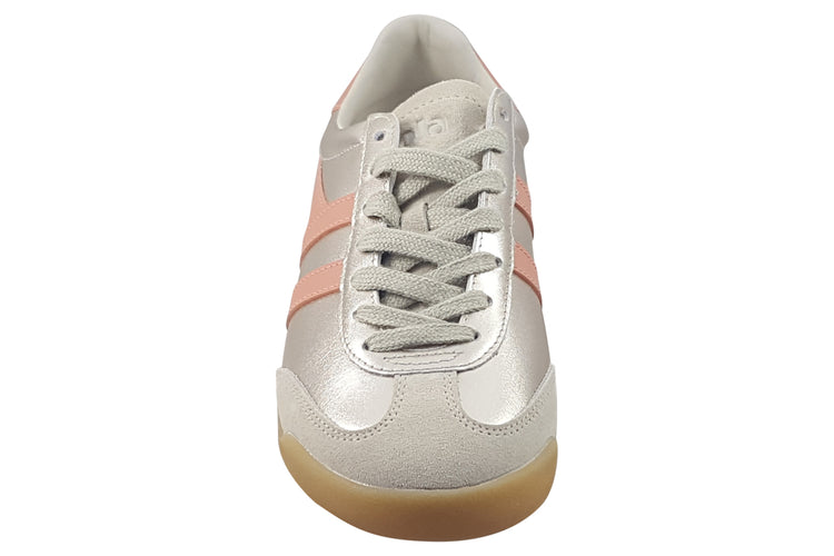 Gola Torpedo Glimmer CLB742 Gold/Terracotta Womens Fashion Trainers