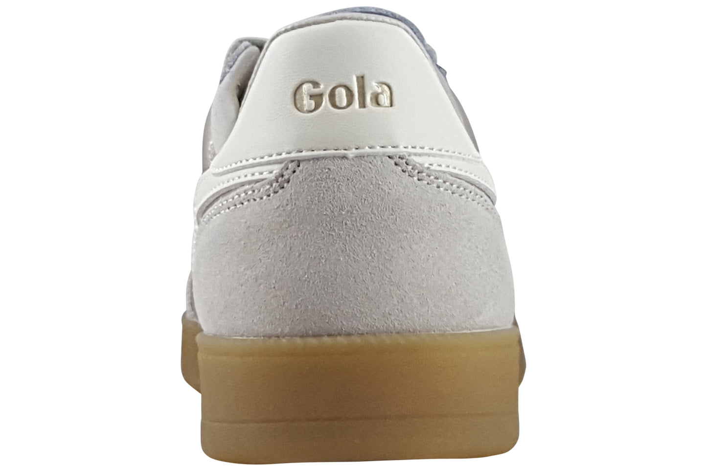 gola viper metallic clb783 womens trainers gold off white gum back