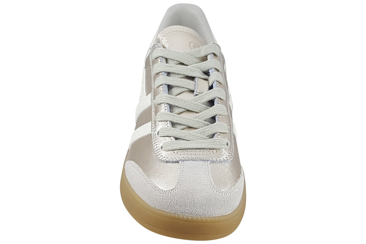 Gola Viper Metallic CLB783 Gold/Off White/Gum Womens Fashion Trainers
