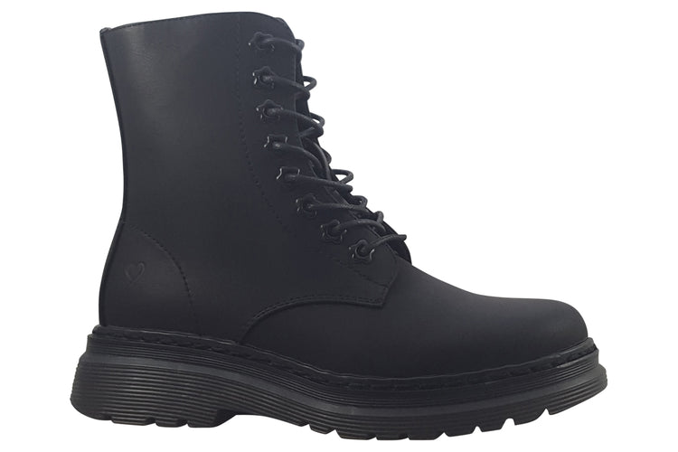 Heavenly Feet Eva Black Womens Boots