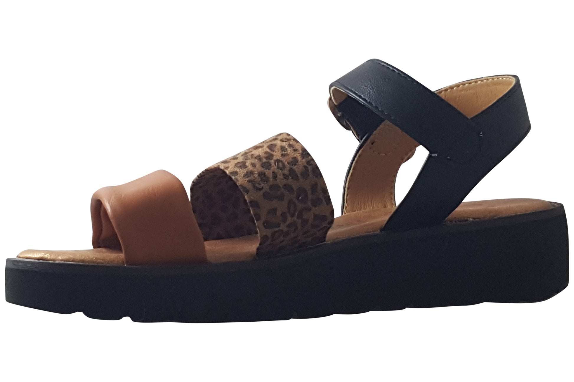 heavenly-feet-fleur-womens-sandals-black-leopard-tan-left