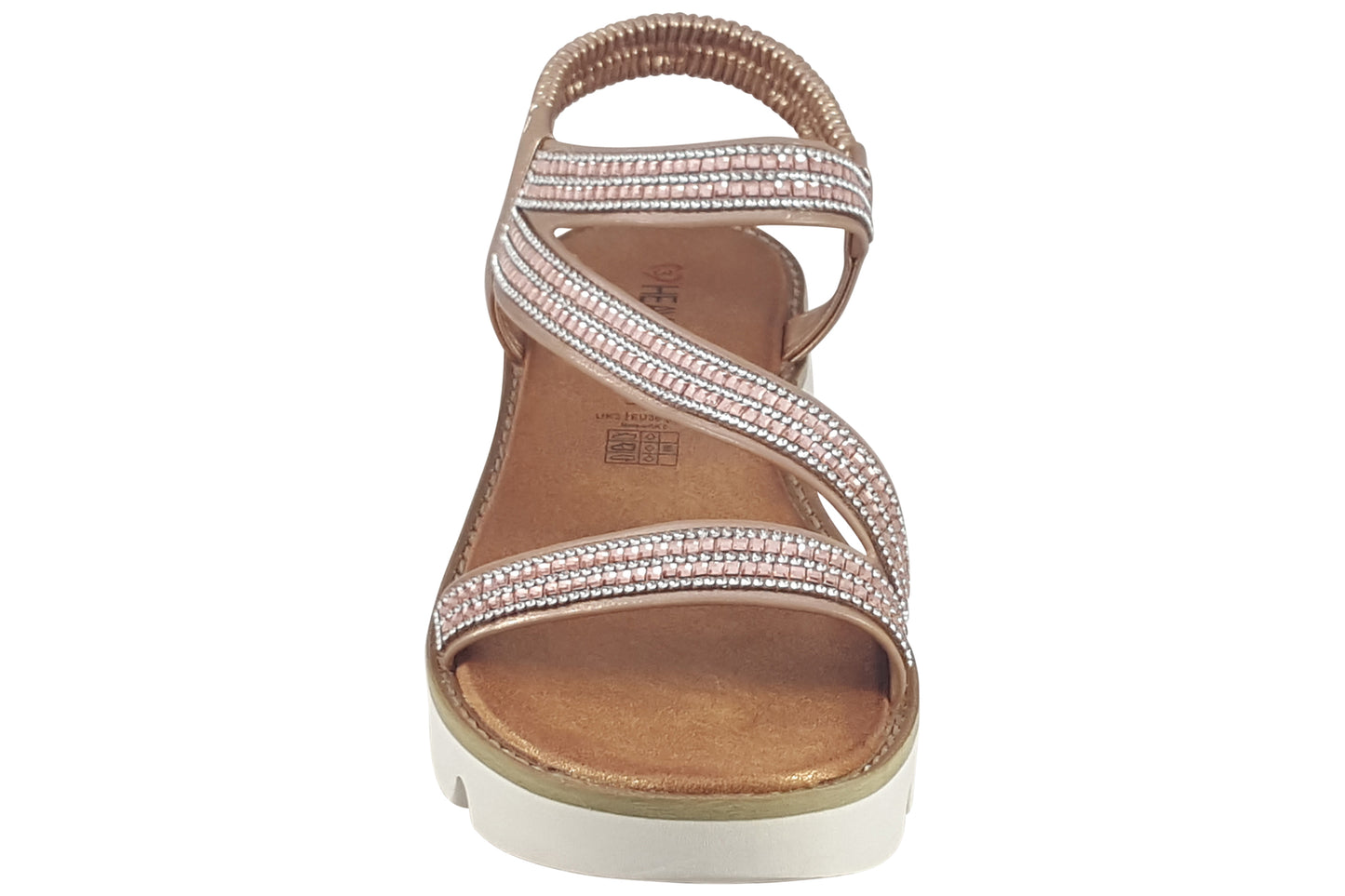 heavenly feet fresco rose gold womens right