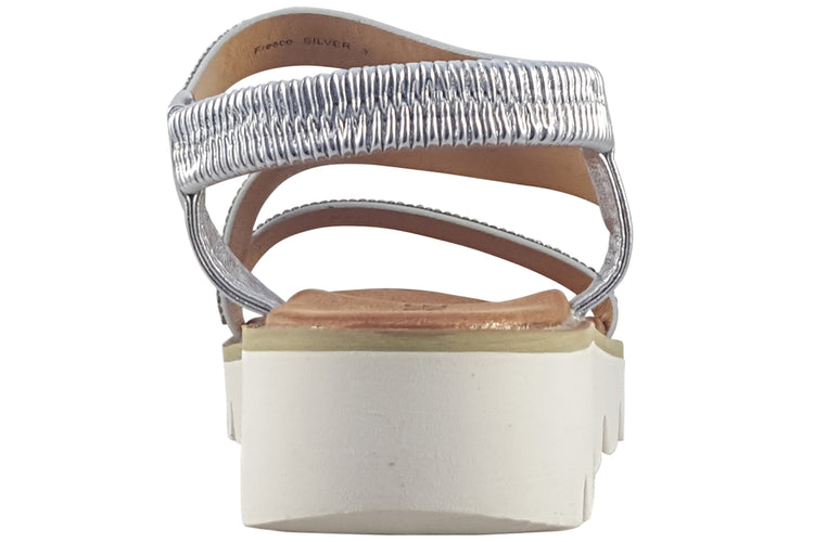 Heavenly Feet Fresco Silver Womens Sandals
