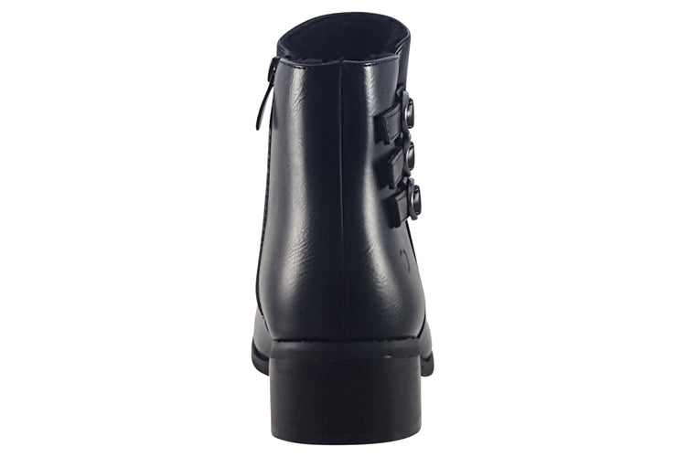 Heavenly Feet Lauren Black Womens Boots