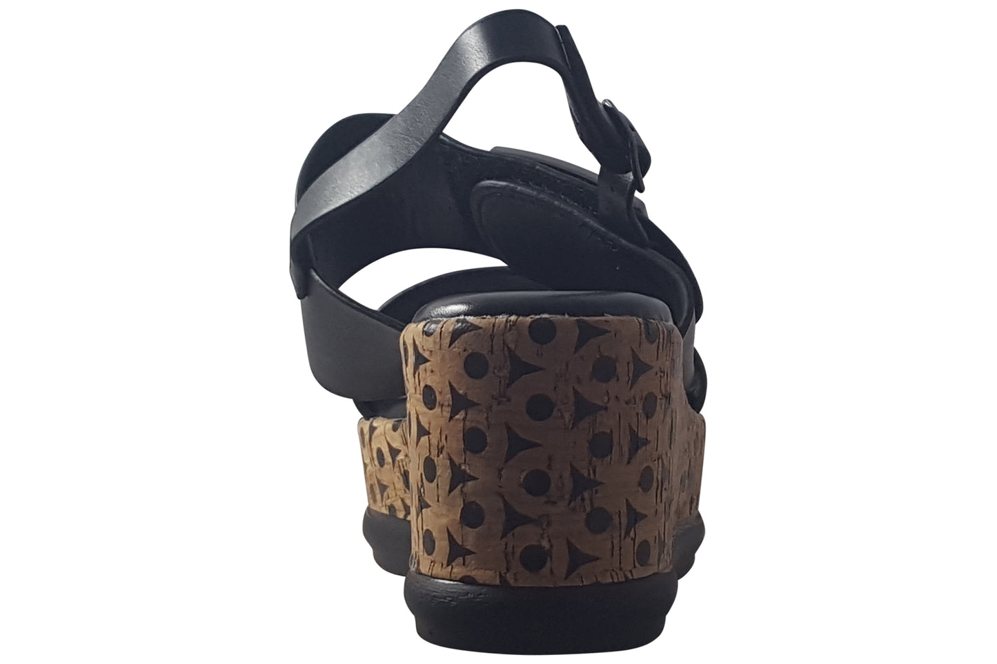 Heavenly Feet Morven Black Womens Sandals