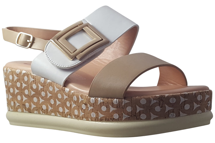 Heavenly Feet Morven Taupe Womens Sandals