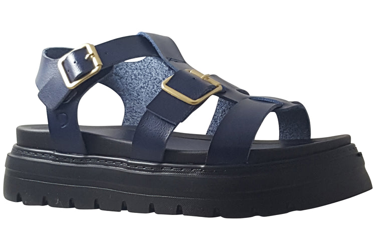 Heavenly Feet Oakley Navy Womens Sandals