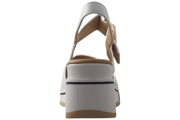 Heavenly Feet Olina White Womens Sandals