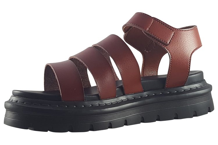 Heavenly Feet Saffron Choc Womens Sandals