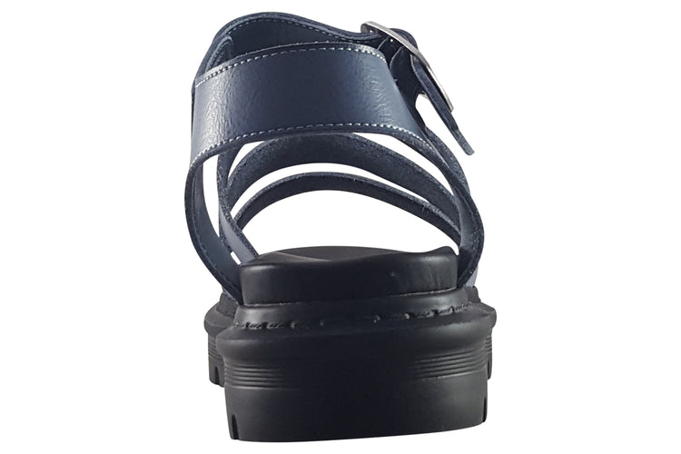 Heavenly Feet Saffron Denim Womens Sandals