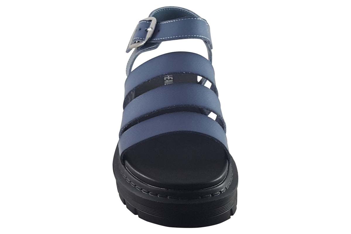 heavenly feet saffron denim womens right