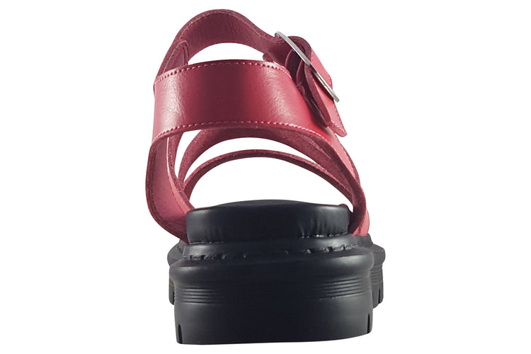 Heavenly Feet Saffron Fuchsia Womens Sandals