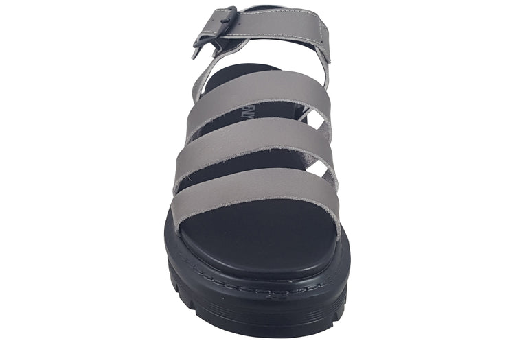 Heavenly Feet Saffron Pewter Womens Sandals