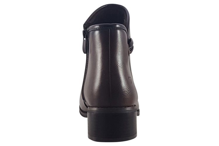 Heavenly Feet Sian Chocolate Womens Boots