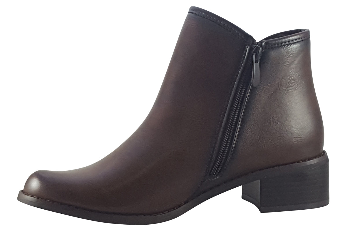 heavenly feet sian chocolate womens boots left