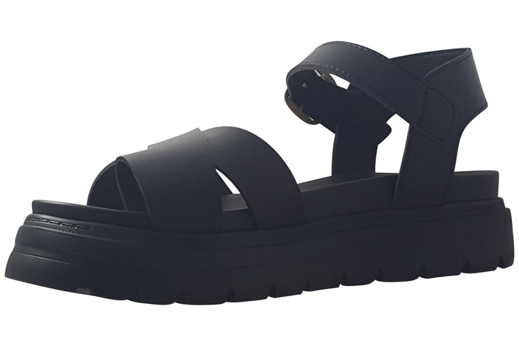 Heavenly Feet Temple Black Womens Sandals