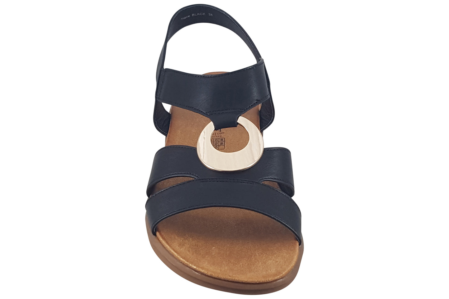 heavenly feet trace camel black womens right