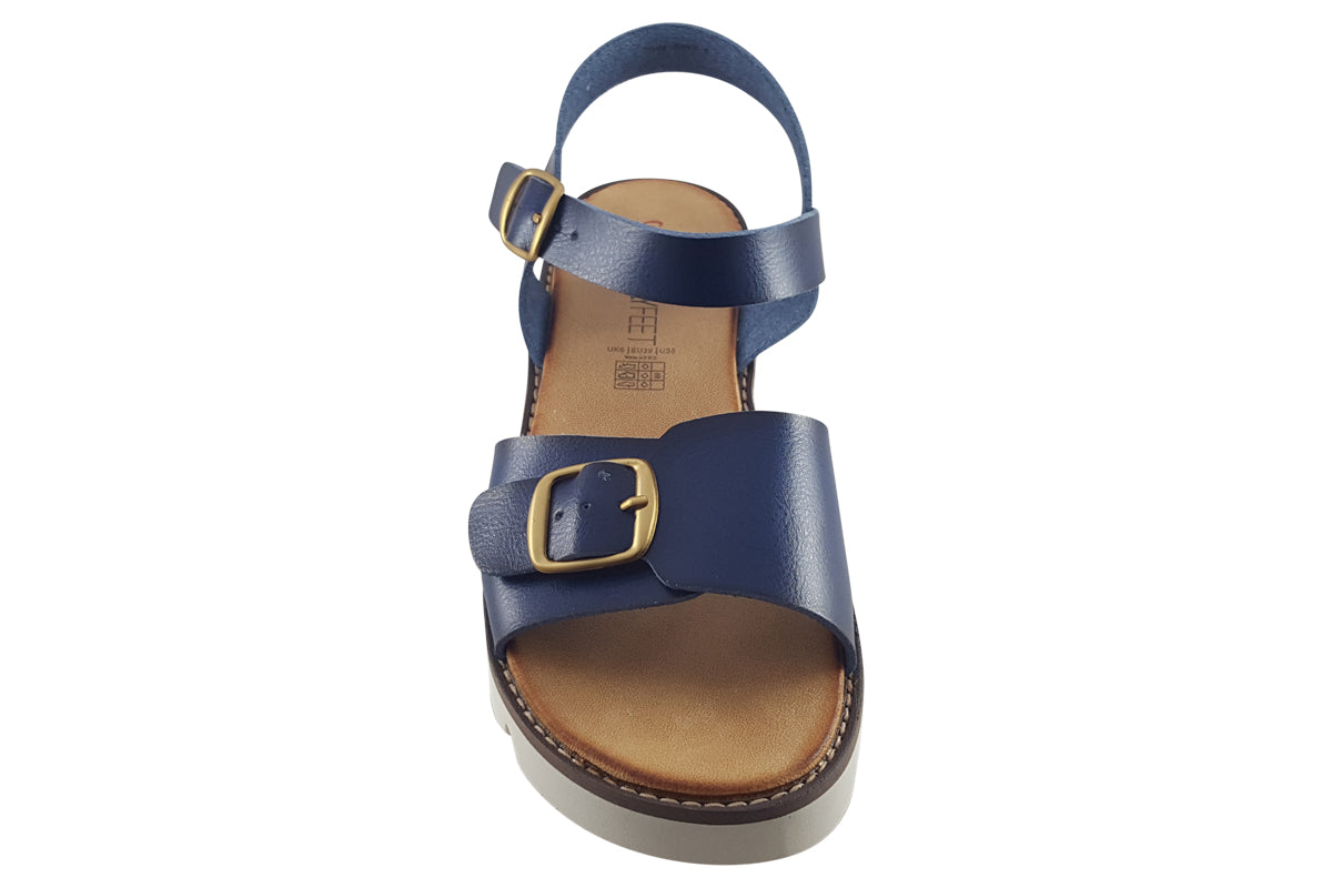 heavenly feet trudy navy womens right