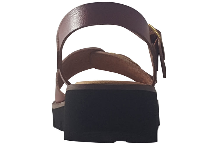 Heavenly Feet Trudy Redwood Womens Sandals