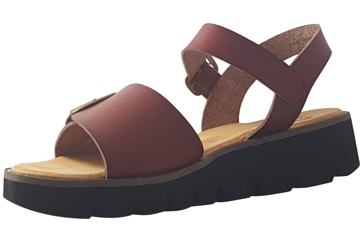 Heavenly Feet Trudy Redwood Womens Sandals