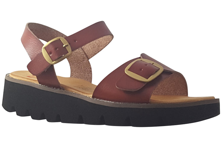 Heavenly Feet Trudy Redwood Womens Sandals