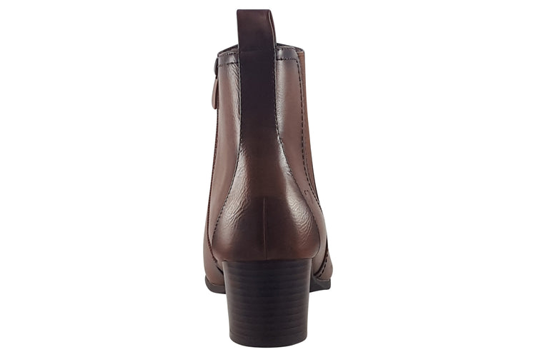 Heavenly Feet Vale Brown Womens Boots
