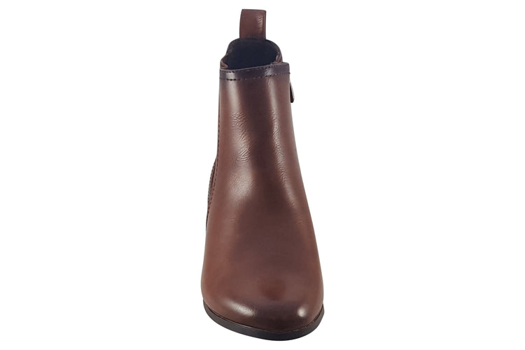 Heavenly Feet Vale Brown Womens Boots