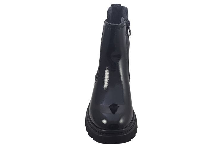Heavenly Feet Zeta Black Patent Womens Boots