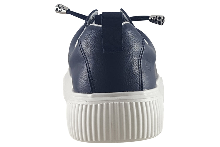 Heavenly Feet Petal Navy Womens Fashion Trainers