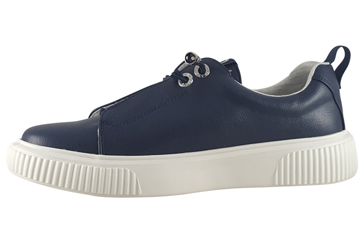 Heavenly Feet Petal Navy Womens Fashion Trainers