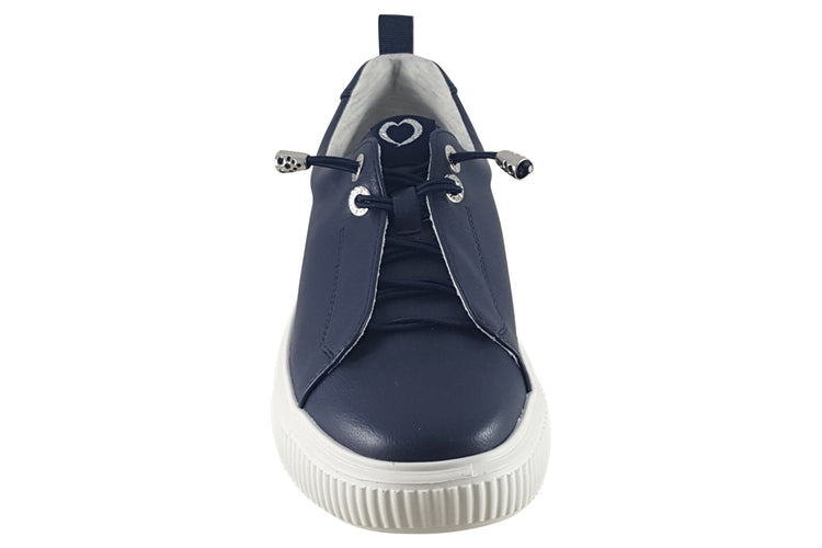 Heavenly Feet Petal Navy Womens Fashion Trainers
