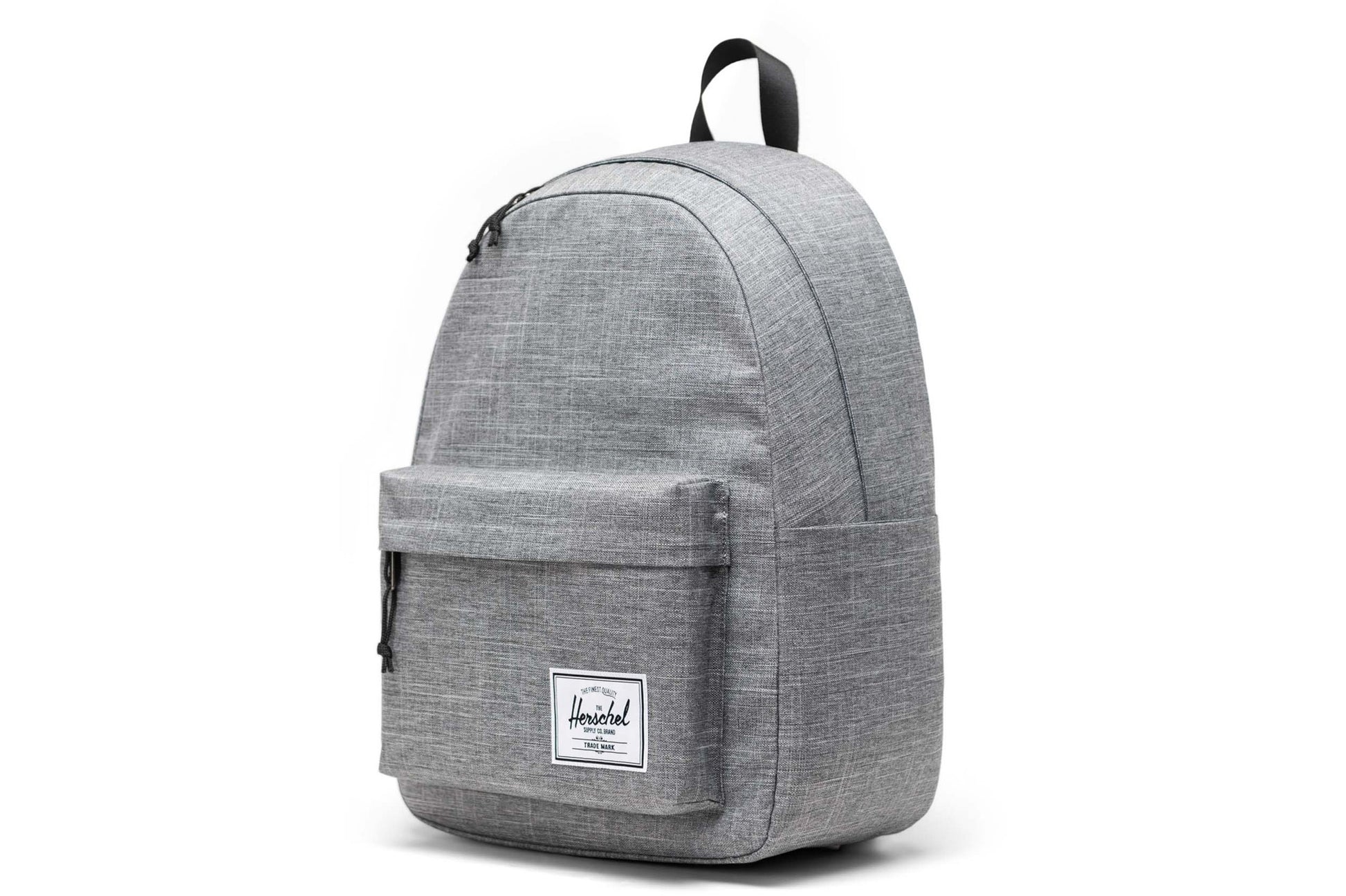 herschel-bags-classic-backpack-back-packs-raven-crosshatch-left-angle