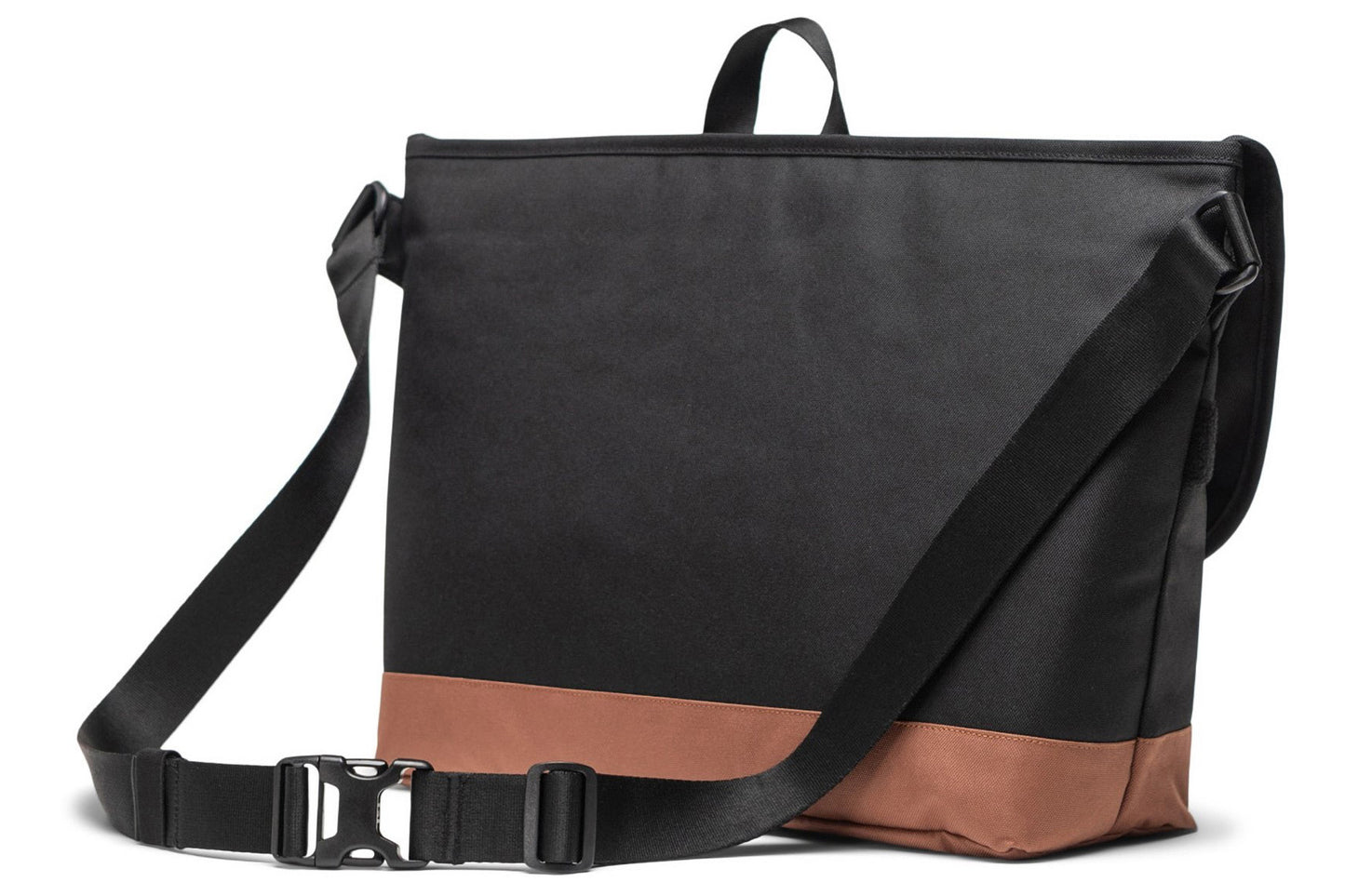 Herschel Cove Messenger Bag Black/Saddle Brown Womens Bags